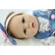 thumbnail image 2 of Muñeca Reborn Bebe de silicona suave realista de 55 cm con ropa, 2 of 6