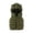 Army Green, variant on Kids Bear Ear Hooded Puffer Vest Boys Girls Sleeveless Quilted Warm Gilet Full Zip Lightweight Padded Vest for Toddlers Fall Winter School Daily Outdoor Wear(5-6 Years,Brown)