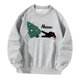 thumbnail image 4 of Sudadera para mujer, jersey, ropa de otoño, camisetas de manga larga, trajes, sudadera con cuello redondo para uso diario, trabajo de primavera, , xxl, 4 of 10