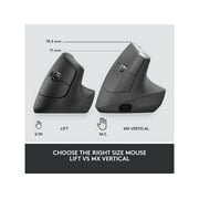Logitech Vertical Wireless Mouse Business Edition 910-006491