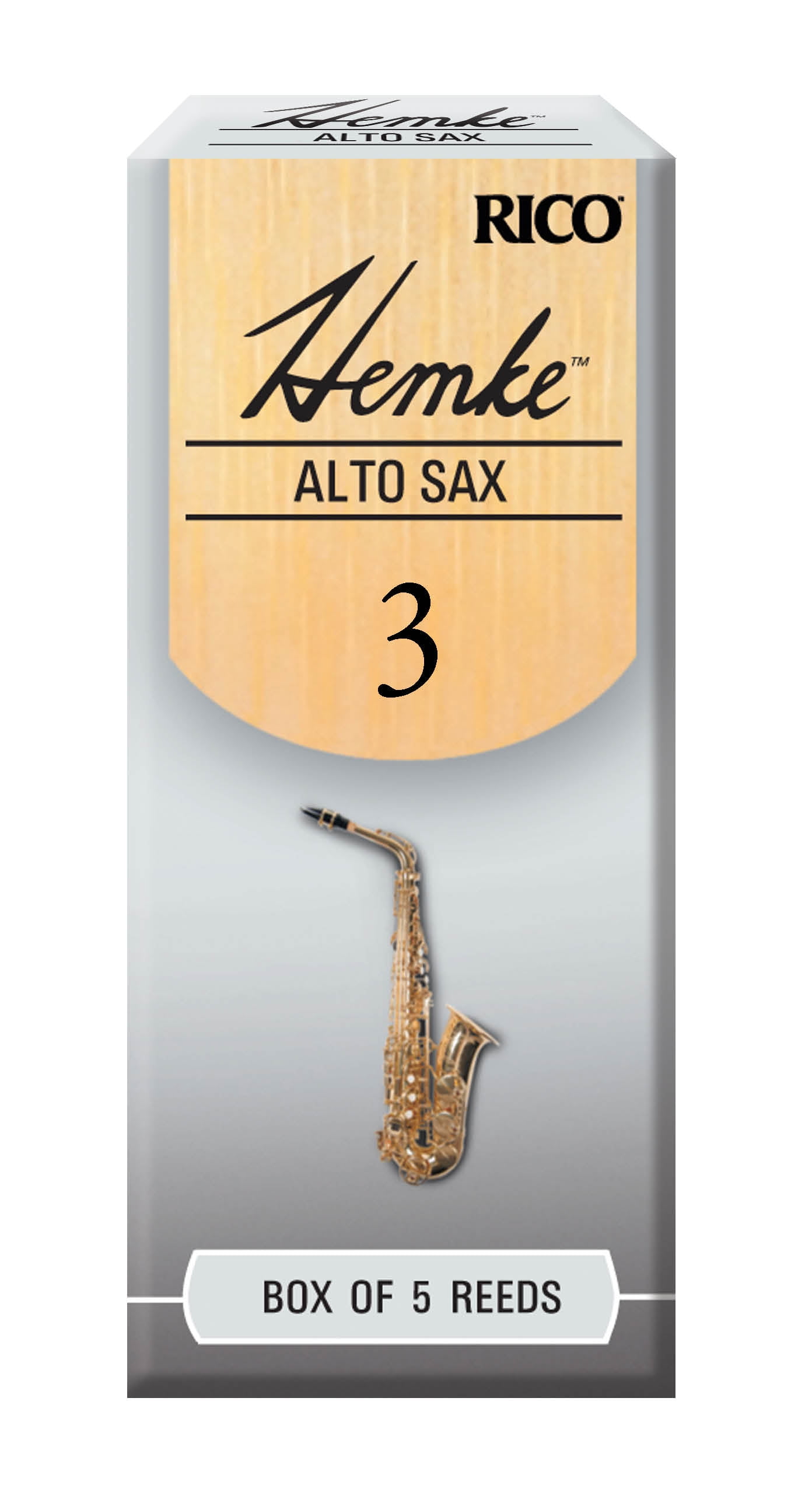 Hemke Baritone Saxophone Reeds 5-pack Strength 2.5 