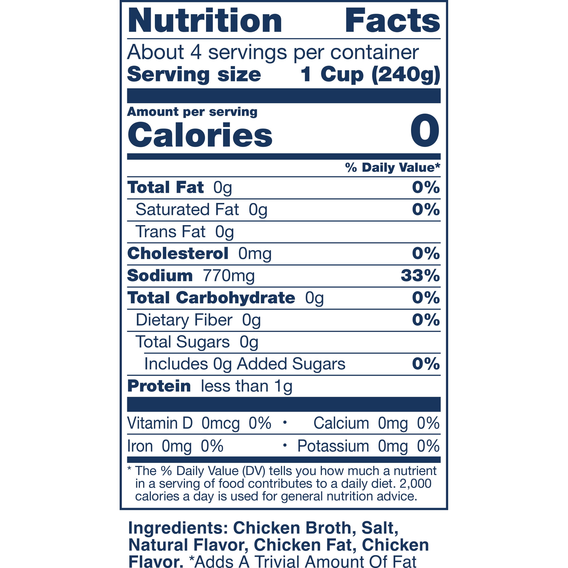 Progresso Chicken Broth, Classic, Gluten Free, 32 oz