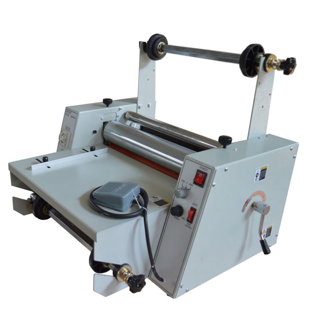 PreAsion 14" All Metal Hot/Cold Roll Laminator Steel Roller Thermal Laminating Machine