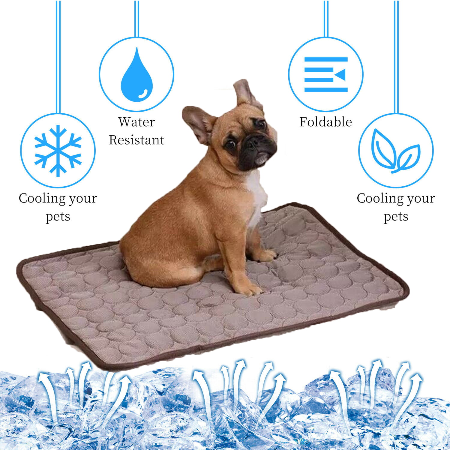 20x30” Inches Large Dog Cooling Mat for Large Dogs - Water Injection Pet  Cooling Pad, Durable Cooling Dog Bed Mats for Large Dogs Cats, Blue Ocean  for Sale in Torrance, CA - OfferUp