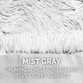 thumbnail image 6 of Furhaven Waterproof Throw Blanket for Dogs &amp; Indoor Cats, Washable - Shaggy Plush Calming Long Faux Fur &amp; Velvet Dog Blanket - Mist Gray, Extra Large/XL, 6 of 10