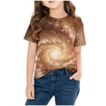 thumbnail image 6 of WRKEKC Boys T-Shirts Short Sleeve Round Neck Star Print Casual Summer Daily Soft Lightweight Tee 3-14 Years, 6 of 9
