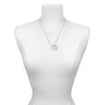 thumbnail image 2 of Delight Jewelry Silvertone Believe Eternity Ring She is Clothed in Stength and Dignity Charm Necklace, 20"+3", 2 of 4