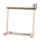 thumbnail image 5 of Soporte de madera para percha de loro, soporte para jaula de pájaros, bandeja extraíble, juguete de actividades, soporte para pájaros, puente colgante, 5 of 9
