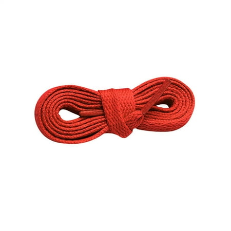 

EUHDSSDE Flat Shoe Laces 8mm Wide Shoelaces For Athletic Running Sneakers Shoes 2 Pair