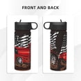 thumbnail image 3 of Yiaed tractor Print Water Bottle with Straw Lid, Stainless Steel Double Wall Insulated Water Bottle | Leak-Proof and Spill-Proof Water Bottle, 3 of 8