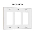 thumbnail image 2 of Cute Chicken Switch Cover Decorative Wall Plate 3-Gang Standard Size, 2 of 5