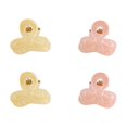 thumbnail image 1 of CSChome Hair Pin 4Pcs Transparent Candy Color Non-Slip Side Bangs Hairpin Bowknot Shape Princess Small Hair Clip Styling Accessories Small Hair, 1 of 7