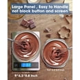thumbnail image 2 of Báscula para alimentos Nicewell Digital Kitchen, acero inoxidable, 10 kg/22 libras, 2 of 8