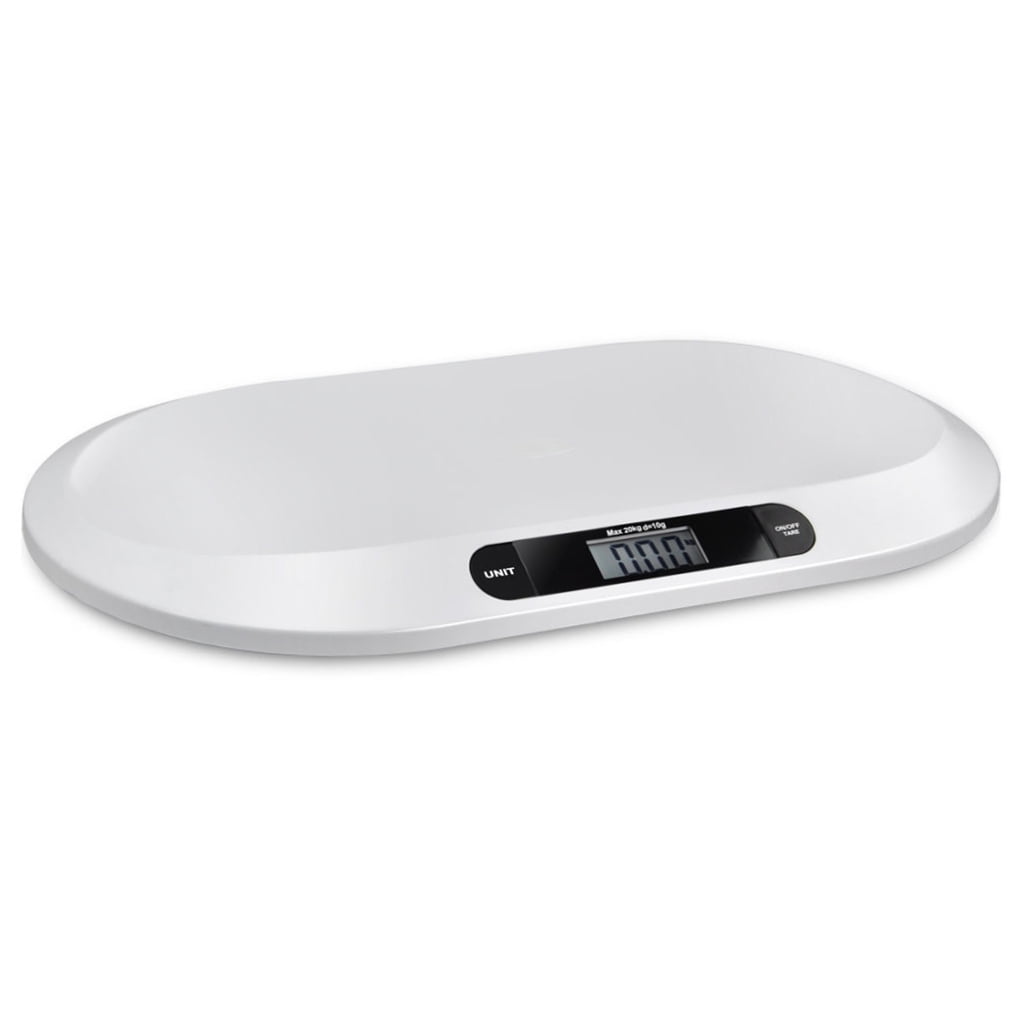 LULULION Weight Scales Bathroom Smoothing Multi-Function Pet Scale White 1Pack