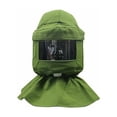 thumbnail image 1 of Capuche de Sablage Professionnelle, Tissu en Toile Résistant à la Chaleur, Masque pour Châle, Usage Industriel Intensif, Conception de Ventilation avec Vision Claire et Protection Élastique du Cou, Idéal pour, 1 of 5