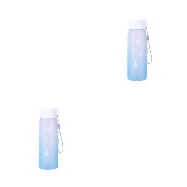 Advancent Botella de agua a prueba de fugas Deportes Beber Plástico Fitness al aire libre Reutilizable Senderismo Camping Drinkware con mango de Type5 NO5