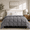 Gray/All Season, variant on DOWNFORT Down Feather Comforter Twin Size - 750 High Fill Power Heavyweight Winter Duvet Insert, Luxurious Hotel Medium Warmth Bedding Comforter (68 X 90")