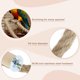 thumbnail image 5 of Posadero de Cuerda para Pájaros Unique Bargains para Lores Jute Boing con Base de Madera Accesorio de Escalada para Jaula para Cockatiel Conure Macaw Marrón, 5 of 7