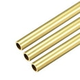 thumbnail image 5 of Uxcell 7.5mm OD 1mm Wall Thickness 300mm Length Brass Round Tube 3 Pack, 5 of 5