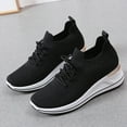 thumbnail image 5 of NOKIO Women's Walking Shoes Sock Sneakers Slip on Mesh Platform Air Cushion Athletic Shoes Work Nurse Comfortable Women Breathable Casual Sports Shoes, 5 of 7