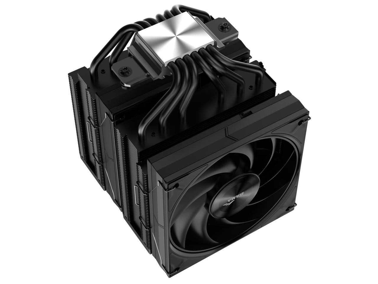 Sama A60Black Dual-Tower CPU Air Cooler Black6 Heat Pipes Dual 120mm PWM