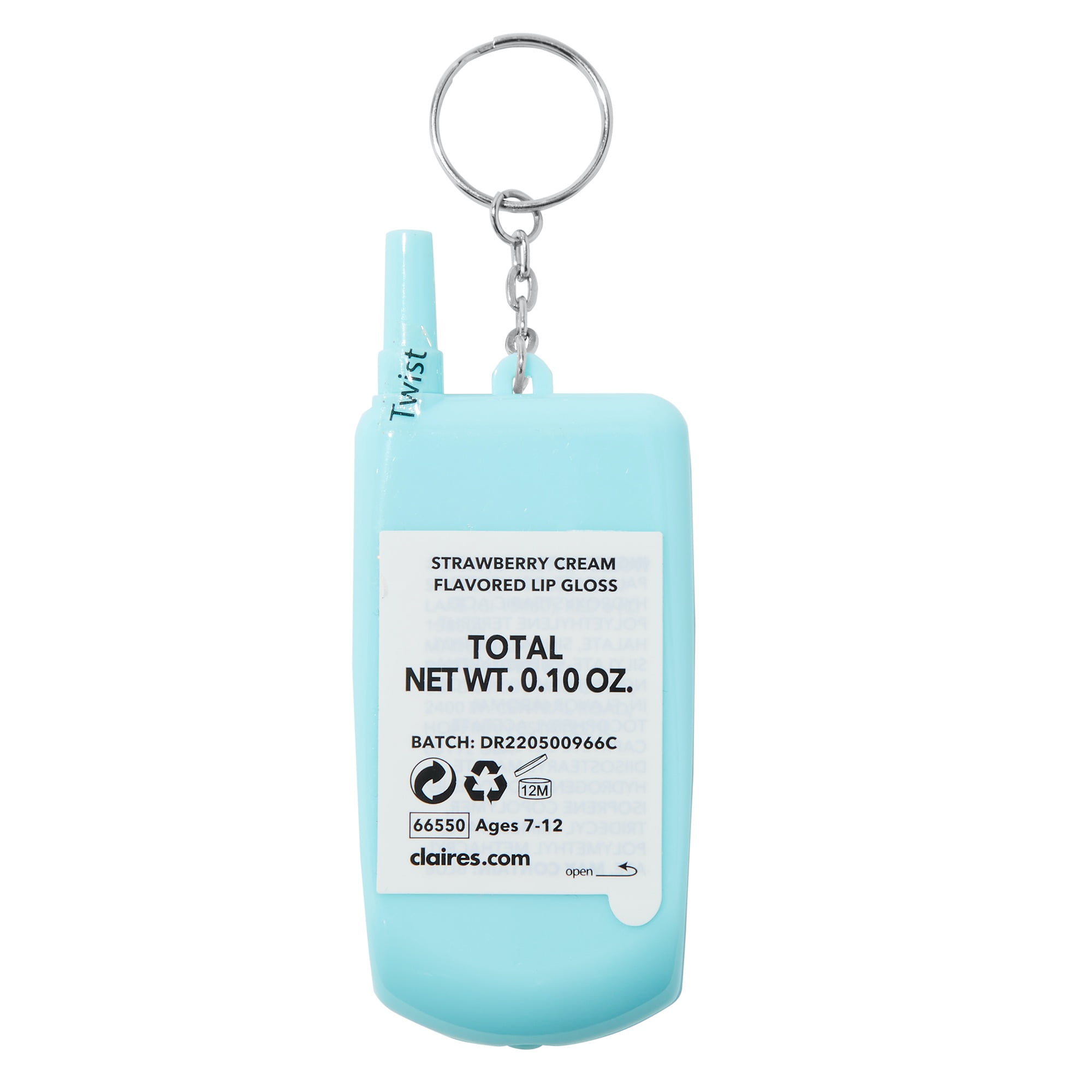 Claire's Girls Flip Phone Blue Cat