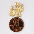 thumbnail image 2 of 14K Yellow Gold Terrier Dog Pendant, 2 of 4