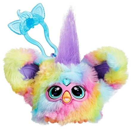 Furby Furblets Ray-Vee Electronica Mini Electronic Plush Toy for Girls & Boys, Easter Basket Stuffers, 6+