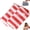 Red-2 Pcs, variant on Waterproof Striped PVC Embroidered Makeup Bag Large Portable Travel Toiletry Pouch For Women Beach Pool Daily Storage (Red-2 Pcs)
