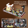 thumbnail image 4 of Set de construcción INSOON Coffee House con luz LED 1589 piezas 10+ Y, 4 of 9