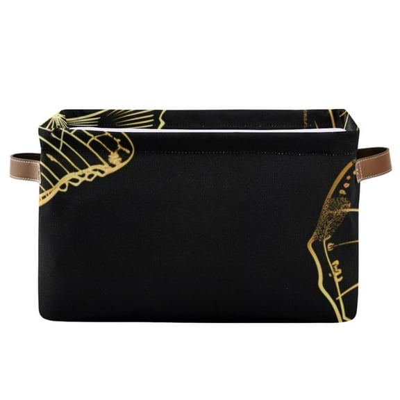 Butterflies Golden Storage Bins Baskets With Handles Storage Box Clothes Organizer Organization Toys