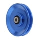 thumbnail image 4 of Polea de rodamiento para gimnasio, accesorio de aleación de aluminio resistente al desgaste, diámetro interior de 10 mm. 105 mm azul, 4 of 9