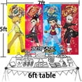 thumbnail image 2 of Beyblade Banner Backdrop Party Decor Supplies Decorations Cake Topper Background, 2 of 6
