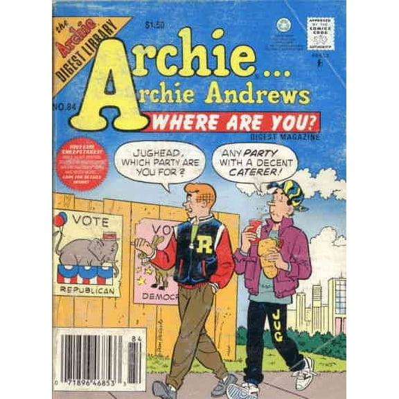 Archie Archie Andrews, Where Are You? Digest Magazine #84 VF ; Archie Comic Book