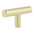 thumbnail image 3 of Era Rounded T Knob 2-Pack Brushed Gold, 3 of 8