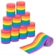 thumbnail image 1 of 12 Rollos de Serpentinas de Papel Crepé Arcoíris, Rollos de Crepé de Colores de 110 M, Decoración de Papel con Serpentinas Arcoíris, 1 of 9