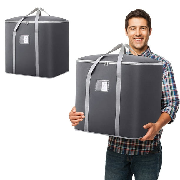 Bolsa de Almacenamiento de Algodón Grueso Xihbxyly Doble Capa para Edredones y Ropa