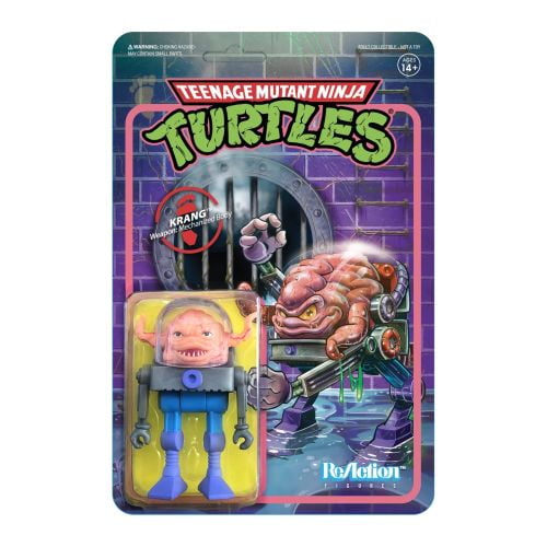 REACTION FIGURES Krange Mechanized Body Teenage Mutant Ninja Turtles Figure