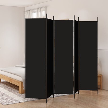 vidaXL 3枚パネル 間仕切り アントラシート 150x200cm ファブリック家具 間仕切り 代引不可