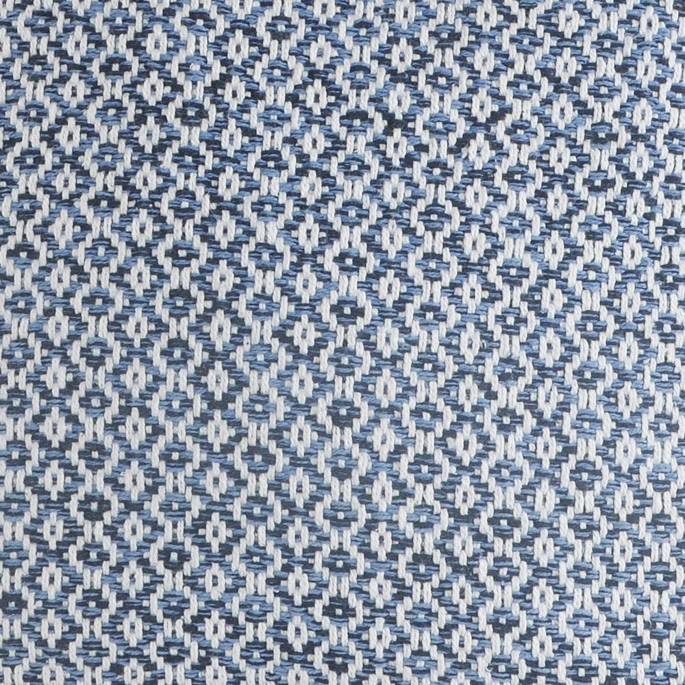 LR Home Ox Bay Blue Chevron All-Natural Cotton Square 4 Piece Pillow Cover Set