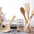 thumbnail image 2 of 1Pcs Natural Wood Tableware Spoon Ladle Turner Rice Colander Soup Non Stick Cooking Spatula Reusable Kitchen Accessories, 2 of 5