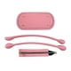 thumbnail image 5 of Parte inferior de bolso de ganchillo de PU, juego de 3, para mochilas, bolsos de hombro, bolso de cubo de ganchillo. Rosa, 5 of 9