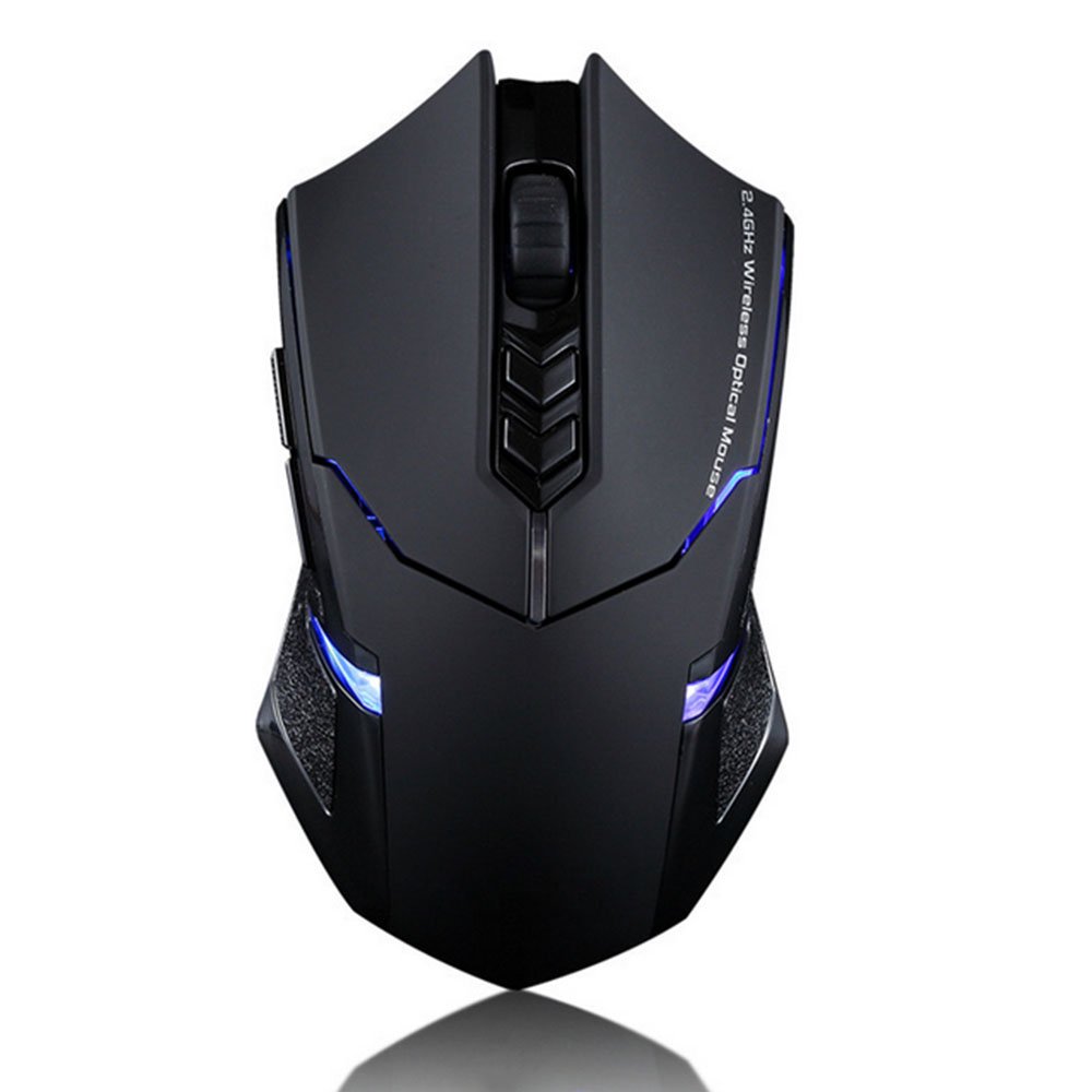 2.4GHz Wireless Gaming Mouse with 2 Programmable Side Buttons 2000 DPI ,Ergonomic Grips 7
