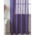 thumbnail image 5 of Ton‘y's Collection 4 Panels Fancy Slub Bamboo Solid Color Sheer Window Curtains Elegant Window Voile Panels/Drapes/Treatment for Bedroom Living Room, 5 of 5