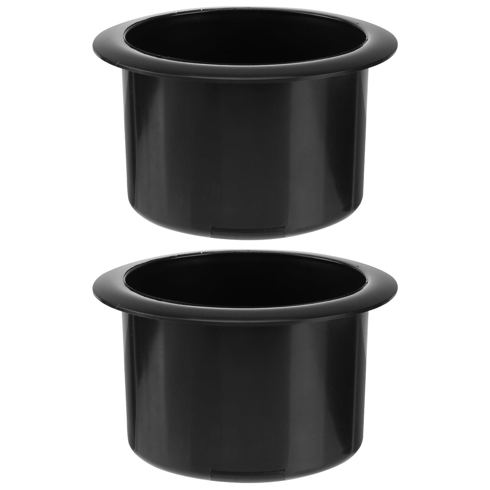 Black Plastic Cup Holder Insert For Sofa Boat RV Couch Recliner Poker Table 85mm 