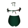 thumbnail image 3 of ITFABS Mommy and Me Swimsuit, Family Leopard/Floral 2-Piece Bikini Suit, 3 of 9