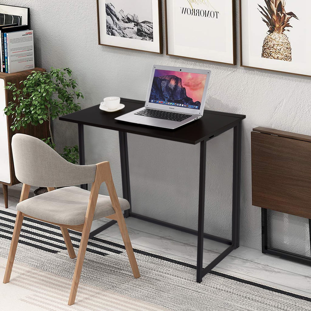Details about   Wooden Folding Writing Table Computer Desk PC Laptop Home Office Furniture 