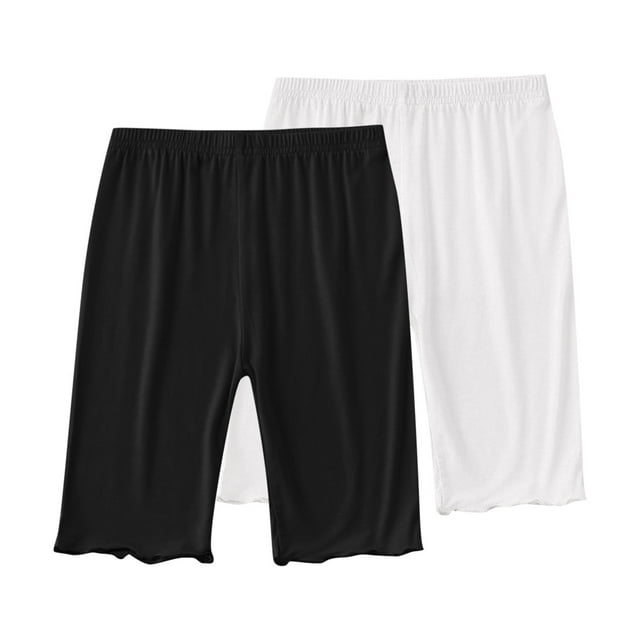 hengsof Two Piece Girls' Dress Inner Lining Dance Cycling Shorts Children's Sports Safety Shorts Suitable for Playgrounds Gyms and Other Sports Venues