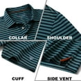 thumbnail image 5 of Golf Shirts for Men Short Sleeve Dry Fit Casual Striped Performance Moisture Wicking Collared Mens Polo Shirts, 5 of 6