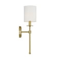 thumbnail image 6 of Trade Winds Lighting 1-Light Wall Sconce In Natural Brass, 6 of 6